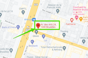 adresse avenue des arts 24 à 1000 Bruxelles