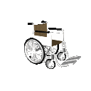 Spinning wheelchair